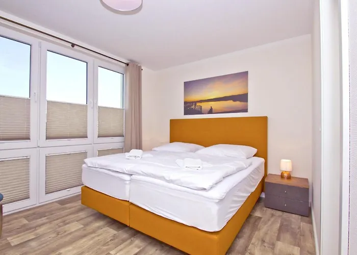 Meeresblickresidenzen Ferienwohnung Nr 62 Mit Sauna- Und Schwimmbadnutzung Im Ahoi Sellin 奥斯特巴德·哥伦